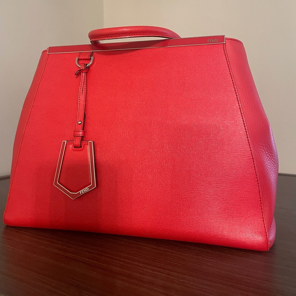 Fendi red classic bag